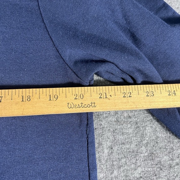 Bobbie Brooks Womens SZ S Blue Christmas Snowman Embroidered Ugly Sweatshirt New - Picture 4 of 8